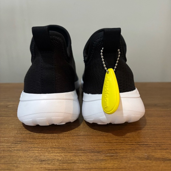 Adidas Lite Racer Slip On Sneaker Left Shoe - 8 Right Shoe - 7.5 Black Gray - Picture 4 of 9